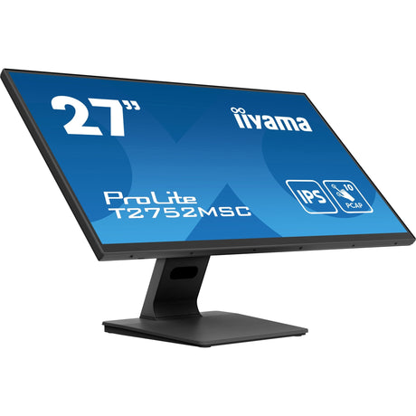 Iiyama prolite t2752msc-b1 27 monitor dotykowy (czarny, HDMI, Display Port, 2x USB-A, USB-B)