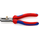 Szczypce do ściągania izolacji Knipex polerowane komfortowe 160 mm (czerwony niebieski)