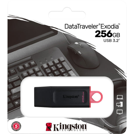 Pendrive Kingston Data Traveller exodia 256 GB (czarny czerwony, DTX 256 GB)