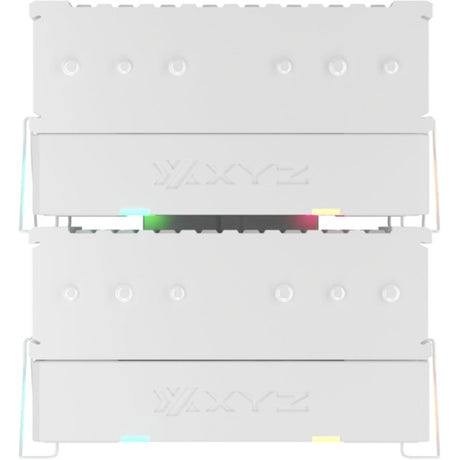 Chłodnica procesora Xyz PC Gear Thermax 6 Duo RGB (biała, Arbb, Pwm)