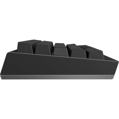 Klawiatura mechaniczna Ducky one x mini bezprzewodowa rgb (czarna, układ amerykański (qwerty), indukcyjna, 60%, z możliwością wymiany podczas pracy, pbt, 2,4 ghz | bluetooth | usb-c)