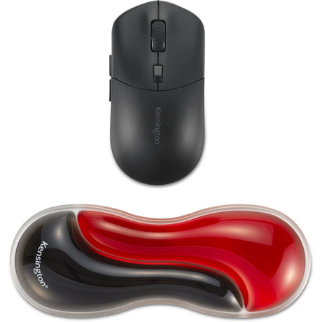 Podpórka pod nadgarstek Kensington slim duo pod mysz żelową trackball (czerwony czarny)