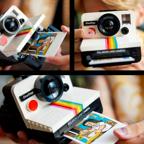 LEGO Ideas Polaroid Onestep SX-70 Zabawka konstrukcyjna z aparatem (21345)
