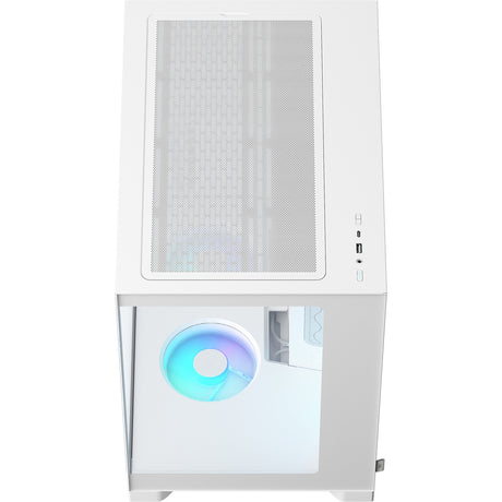Obudowa Midi Tower Fractal Design Pop 2 Vision RGB (biały | 1x USB-A | 1x USB-C | rgb | szkło hartowane)