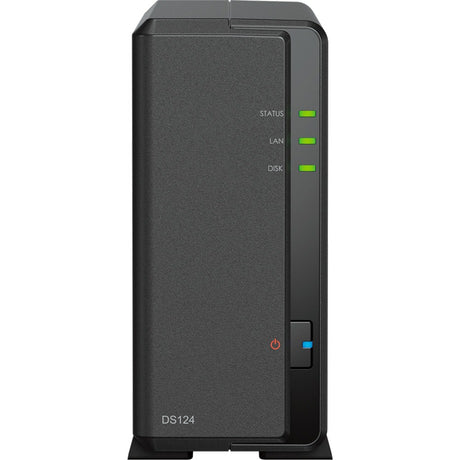 Stacja dyskowa Synology ds124 nas (czarna, USB-A 3.2 (5 GBit s))