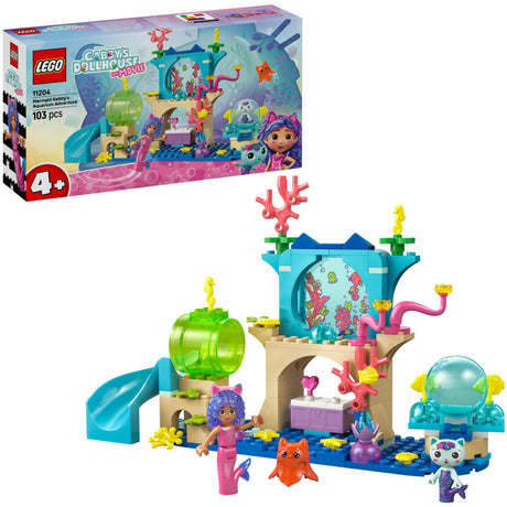 Lego Domek dla lalek Gabby - Przygoda w akwarium Syrenki Gabby (11204)