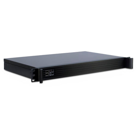 Obudowa rack Inter-tech 1u k-126l (czarna | 2x USB-A)