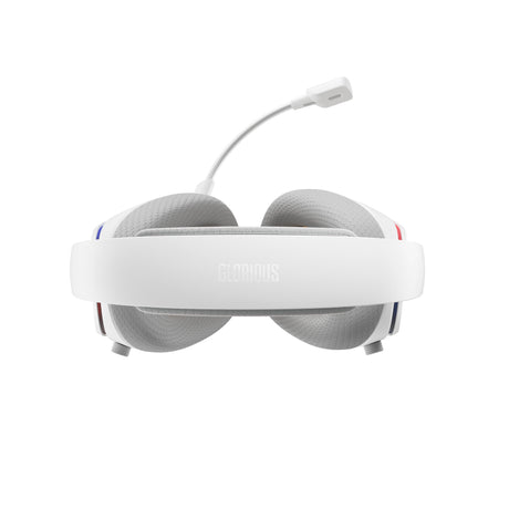 Glorious GHS Eternal RGB - stereofoniczny zestaw słuchawkowy do gier RGB nauszny zestaw słuchawkowy do gier (biały, PC, PS5, PS4, Switch, USB-C)