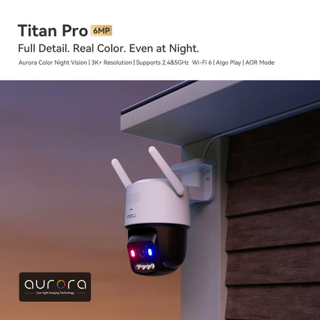 Kamera bezpieczeństwa Imou Titan Pro 6mp (biała, 6 mp (3200x1800), poe, wifi 6)