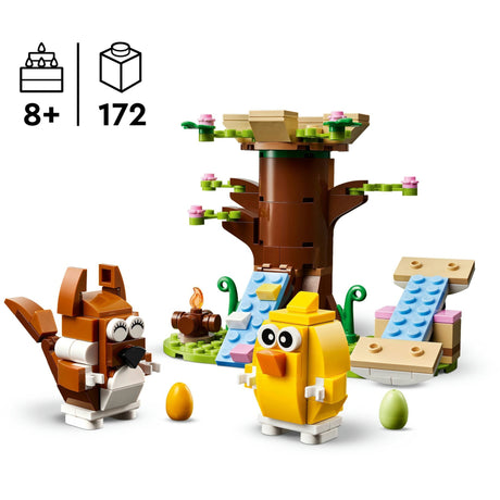 Lego Wiosenna zabawka konstrukcyjna placu zabaw dla zwierząt (40709)