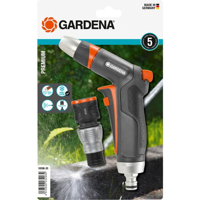 Zestaw dysz czyszczących Gardena Premium 13 mm (1 2 ) - 15 mm (5 8") opryskiwacza (czarno-srebrny, 18306-20)