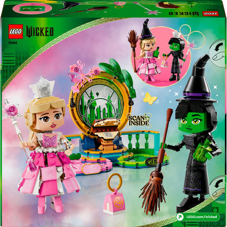 Figurki Lego niegodziwego elphaby i glindy - 75682