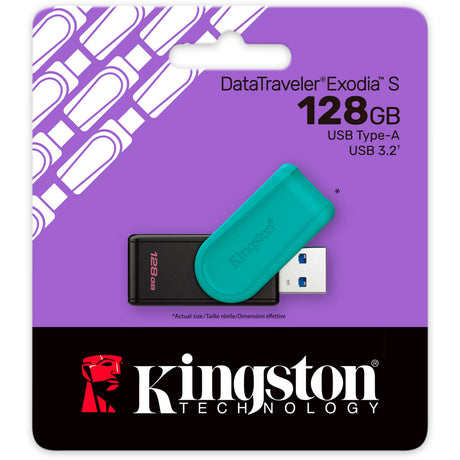 Pendrive Kingston Data Traveler Exodia S 128 GB (czarny jasnoniebieski, DTXS 128 GB)