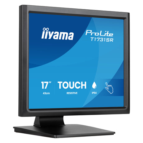 Monitor dotykowy Iiyama prolite t1731sr-b2s 17 (czarny, vga, hdmi, displayport, audio, dotykowy)