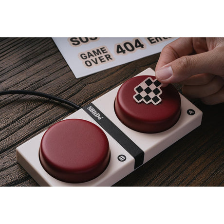 Klawiatura mechaniczna 8bitdo retro edycja rodzinna (beżowy, układ us (qwerty), kailh box biały, 80% (tkl), bluetooth low Energy, bezprzewodowa 2.4g, USB)