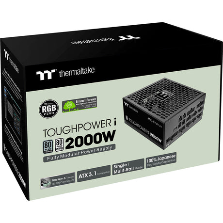 Zasilacz Thermaltake Toughpower i modułowy 2000 W (czarny, 4x 12 V-2x6, 8x pcie)
