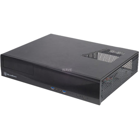 Obudowa desktopowa Silverstone milo ml03b (czarna | 2x USB-A)