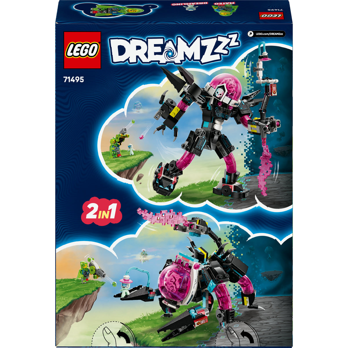 Zestaw Lego® Dreamzzz™ Mateo kontra mech cybermózgu — 71495