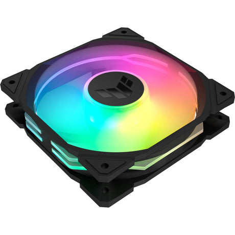 Wentylatory do obudowy Asus tuf gaming tr120 argb (czarne, 3 sztuki, 120 x 120 x 25 mm)