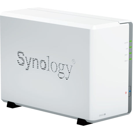 Stacja dyskowa Synology ds223j nas (biała, 2x USB 3.2 gen 1)