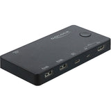 Delock Przełącznik HDMI USB-C KVM 4K 60 Hz z przełącznikiem USB 2.0 KVM