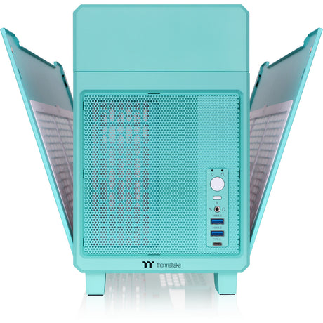 Obudowa mini tower Thermaltake tr100 miętowa truskawka (miętowa jagoda | 2x USB-A | 1x USB-C)