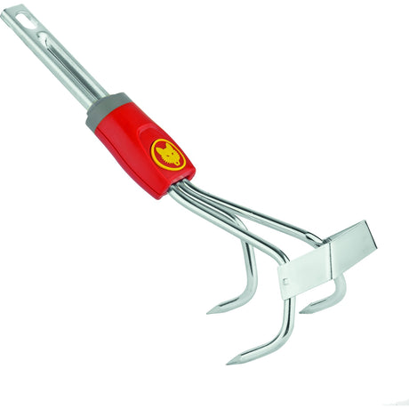 Chwastownik Wolf-garten lb-m, skrobak ręczny wielogwiazdkowy (czerwony żółty, 7 cm)