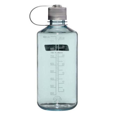 Butelka na wodę Nalgene z wąskimi ustami, 1-litrowa butelka do picia (jasnoniebieska)