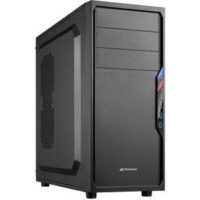 Obudowa midi tower Sharkoon vs4-v (czarna | 2x USB-A)