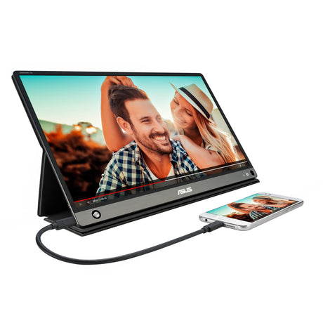 Monitor Asus Zenscreen Go MB16AHP 15.6 (czarny, micro-HDMI, USB-C, micro-USB)