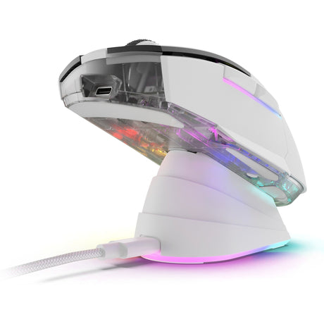 Mysz do gier Sharkoon Skiller sgm50w (biała, 400 - 6400 dpi, diody LED rgb)