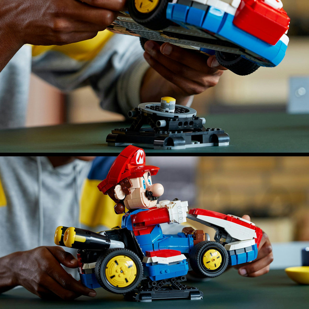 Lego Super Mario 72037 Mario Kart Mario i standardowy gokart