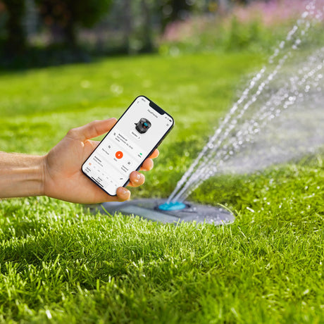 Solarny system nawadniania rurociągów Gardena aquaprecise do systemu zraszania trawnika (szary turkus)