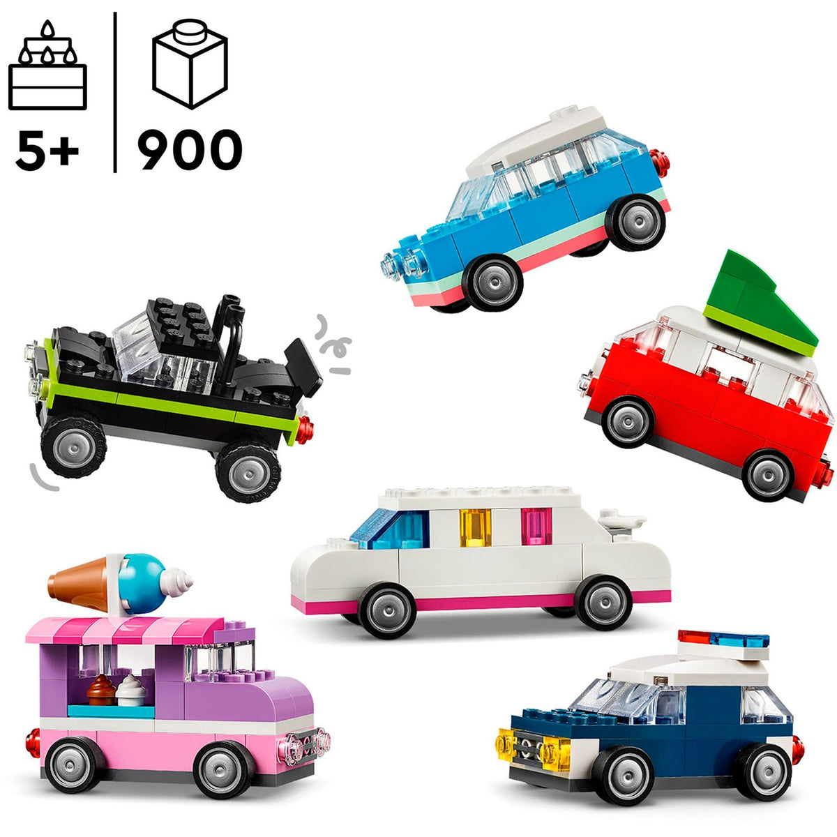 Klasyczne kreatywne pojazdy Lego - 11036