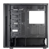 Obudowa midi tower Silverstone seta q1 (czarna | 2x USB-A | 1x USB-C)