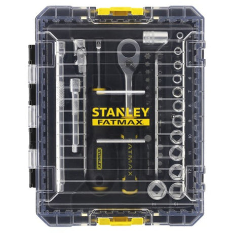 Zestaw kluczy nasadowych Stanley Fatmax tstak 1 4 fmmt98101-0 (czarno-żółty, 48 sztuk)