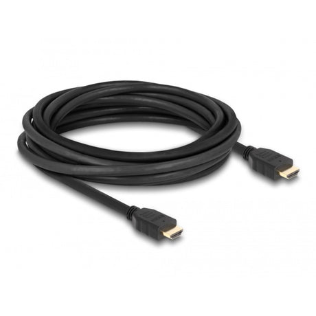 Delock kabel HDMI o dużej szybkości transmisji (czarny, 5 metrów, 8k 60 Hz, 48 Gbps)