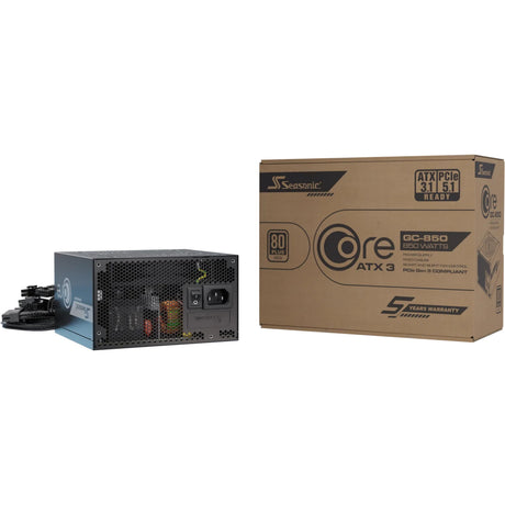 Zasilacz Seasonic Core GC-850 atx 3.1 850 W (czarny, 1x 12V-2x6, 3x pcie)