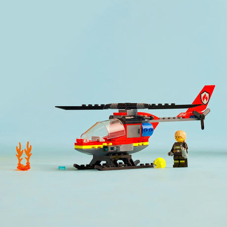 Lego miejski helikopter strażacki - 60411