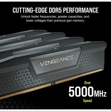 Corsair Vengeance 32 GB DDR5-6000 (2x 16 GB) RAM (czarny, cmk32gx5m2b6000c30, xmp 3.0)