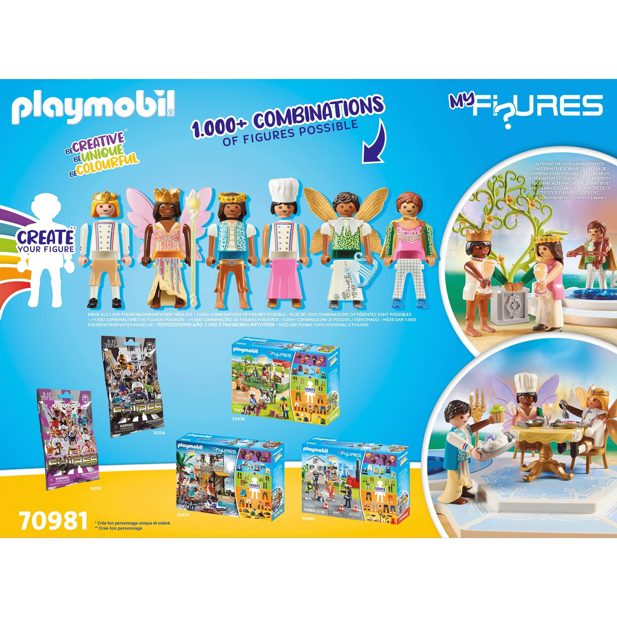 Figurki Playmobil - moje figurki: magiczne zabawki konstrukcyjne do tańca (70981)