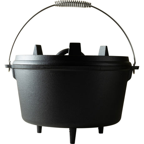 Patelnia do gotowania The Windmill Dutch Oven 9 qt (czarna, ø 31,5 cm | 8,5 litra)