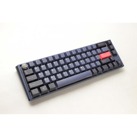 Klawiatura mechaniczna Ducky one 3 cosmic blue SF RGB (ciemnoniebieski, układ US (Qwerty), Cherry MX Red, 65%, diody LED RGB, double-shot PBT, hot-swap, mechanika Quack)