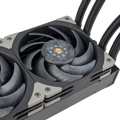 Chłodzenie wodne Silverstone xe360pdd (czarno-srebrne, 4-pinowe pwm)