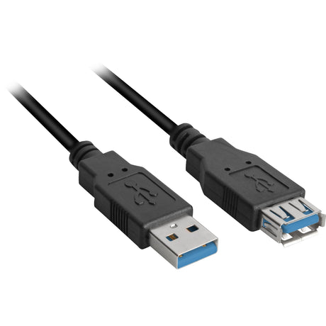Przedłużacz Sharkoon USB 3.0 (czarny, 3 metry)