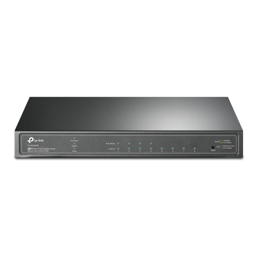 Przełącznik Tp-Link Omada SG2008P 8-portowy Gigabit Jetstream Smart Switch (czarny, 4x PoE+)