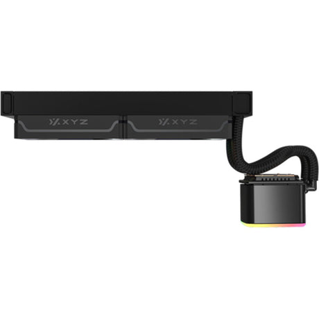 Chłodzenie wodne Xyz pc gear aquapulse aio 240 (czarny, argb, pwm)