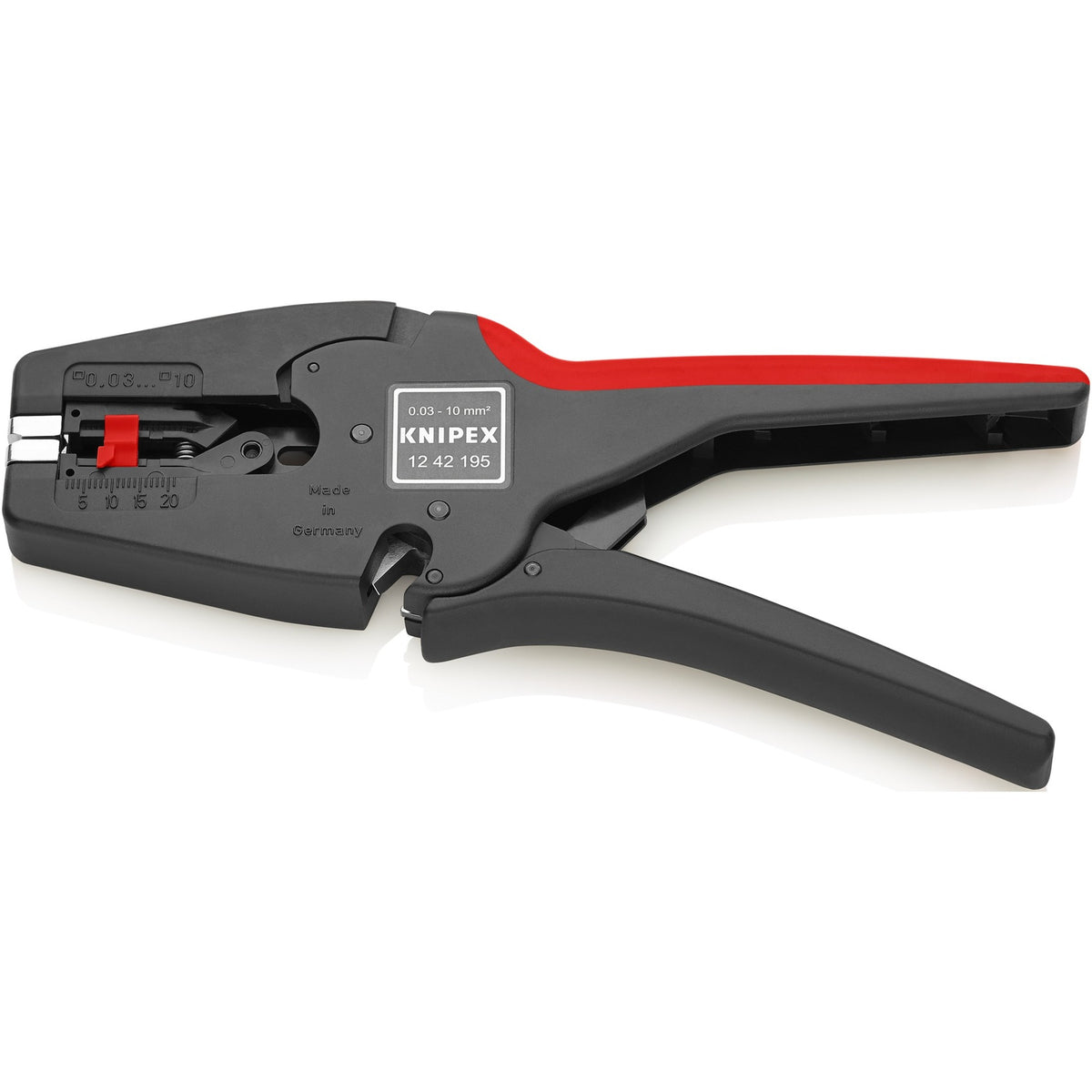 Automatyczne szczypce do ściągania izolacji Knipex multistrip 10 1242195 (czarno-czerwony)