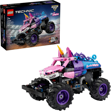 Lego Technic 42220 Monster Jam Sparkle Smash Odciągnij