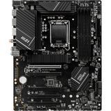 Płyta główna MSI Pro B760-P WiFi DDR4 z gniazdem 1700 (RAID, 2,5 GB-LAN, WiFi, BT, dźwięk, ATX)